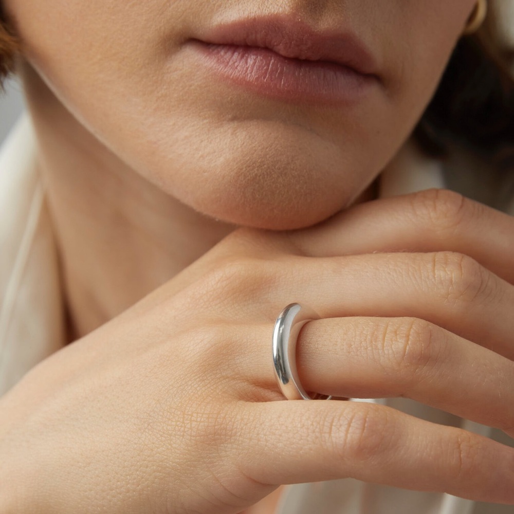 Tilly Sveaas Slice Silver Ring